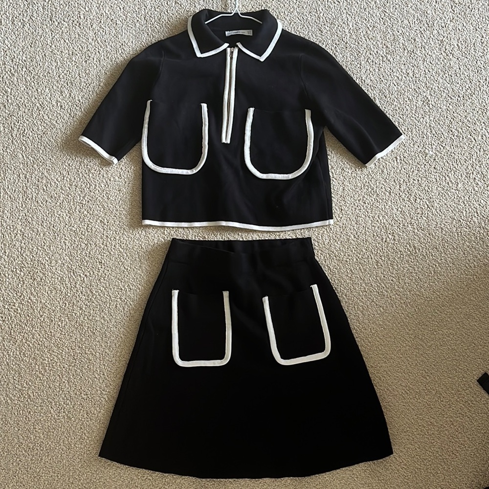 Zara two piece knit set